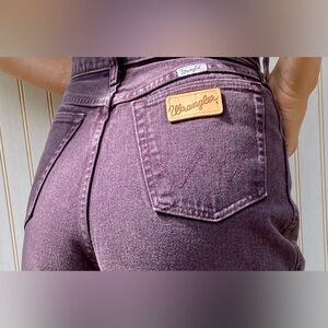 VINTAGE Wrangler High Rise Purple Women's Jeans Size 27